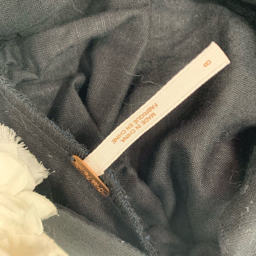 Free People Black Cotton Strappy Top - Picture 8 of 8